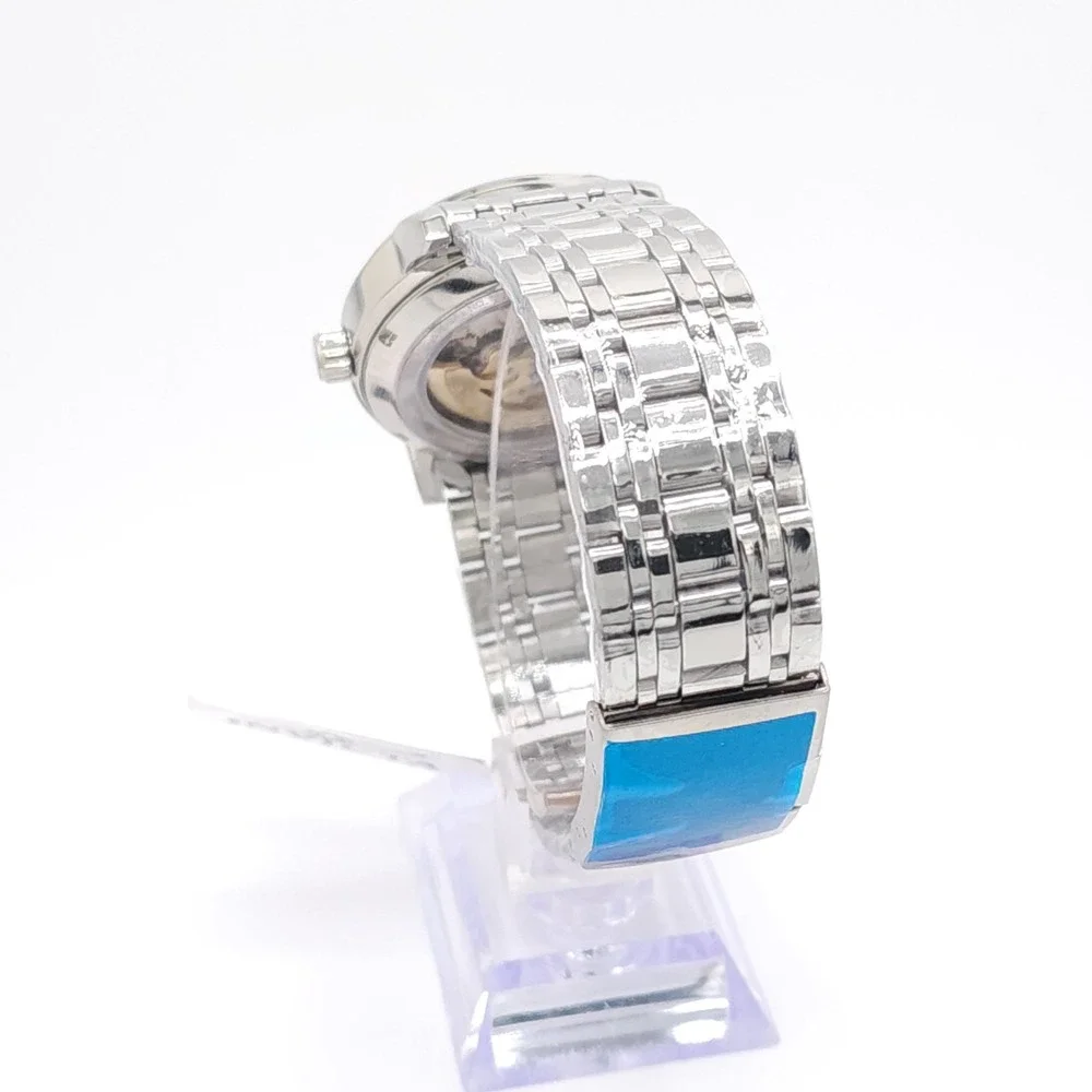 Invicta Objet D Art 69133 Men's Automatic Skeleton Silver Watch 41mm New